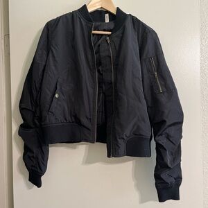Black Bomber Jacket